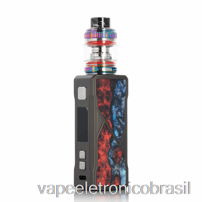 Vape Recarregável Freemax Maxus 100w Starter Kit Stabwood Arco-íris